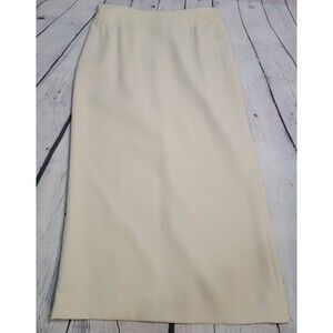 Trousers Etc New York Beige Long Skirt size 8 with Zip in Back